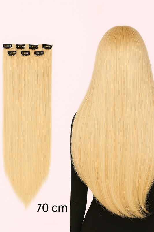 CORTINAS LISTAS PARA INSTALAR 🤩 💇‍♀️ Con clip / Fibra orgánica premium / Set 100 gramos